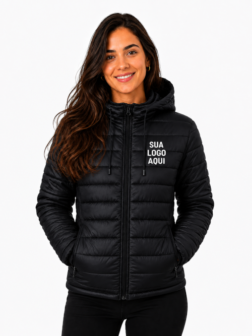 Jaqueta Puffer Personalizada Feminina