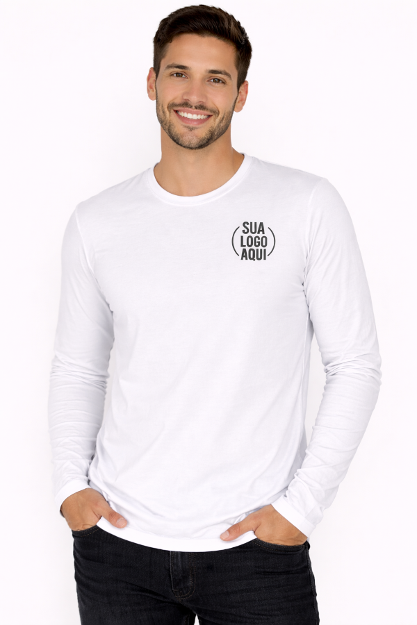 Camiseta Manga Longa Personalizada - Masculino
