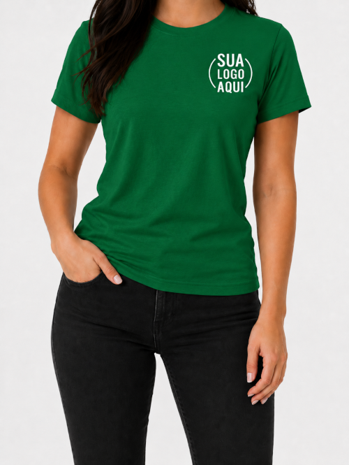 Camiseta Manga Curta Personalizada - Feminina
