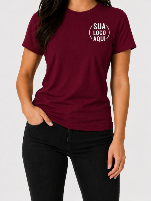 Camiseta Manga Curta Personalizada - Feminina
