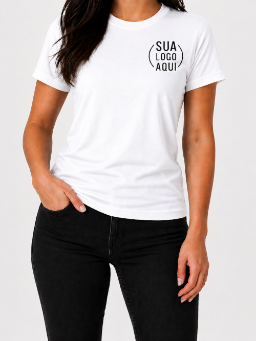 Camiseta Manga Curta Personalizada - Feminina