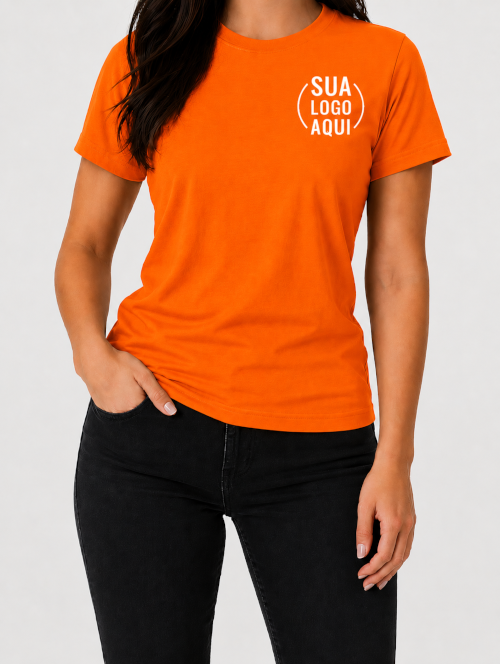 Camiseta Manga Curta Personalizada - Feminina