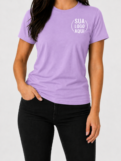 Camiseta Manga Curta Personalizada - Feminina