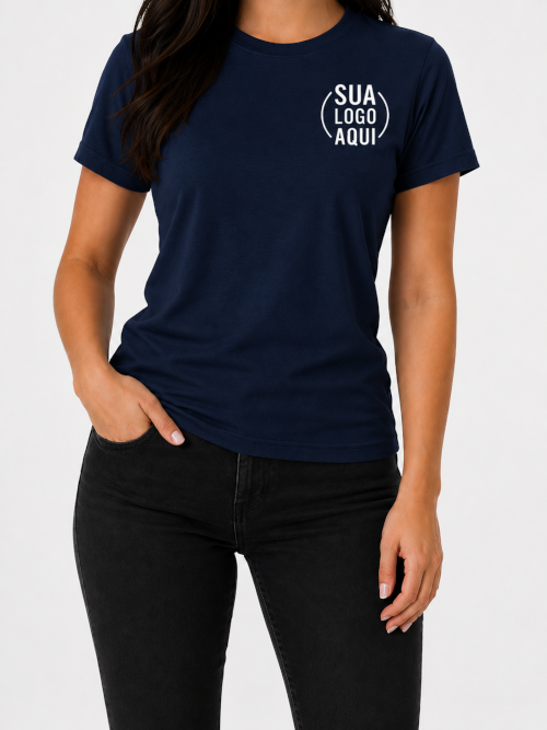 Camiseta Manga Curta Personalizada - Feminina