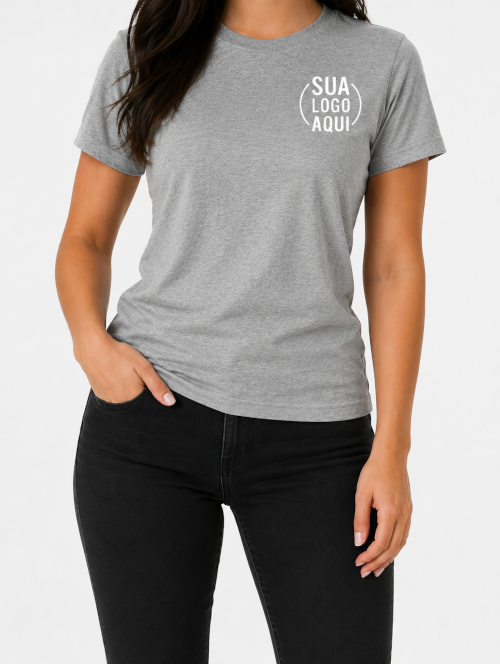 Camiseta Manga Curta Personalizada - Feminina