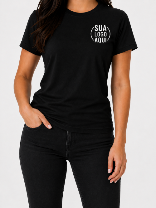 Camiseta Manga Curta Personalizada - Feminina