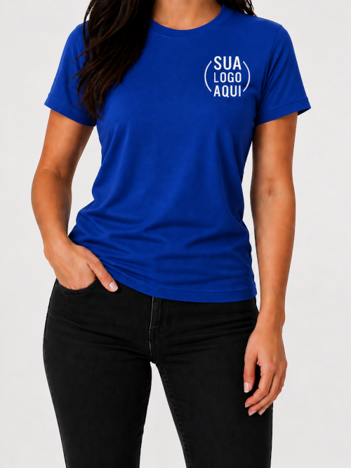 Camiseta Manga Curta Personalizada - Feminina