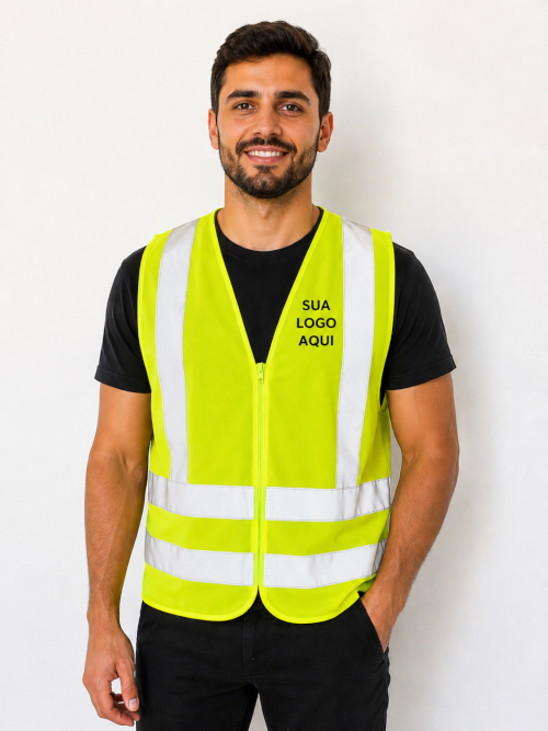 Colete Refletivo Sem Bolso - Personalizado
