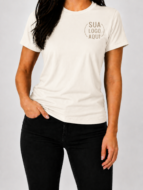 Camiseta Manga Curta Personalizada - Feminina