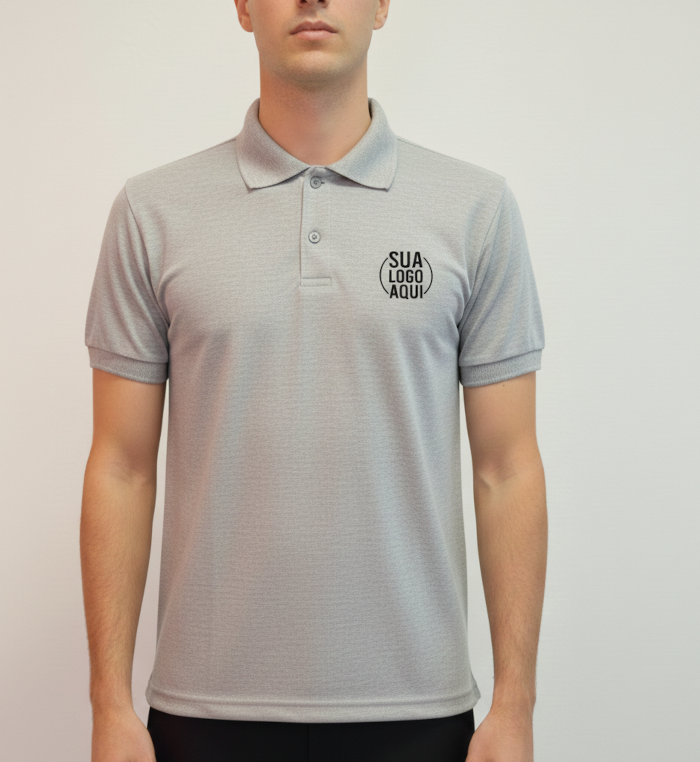 Camisa Polo Masculina Personalizada Bordada