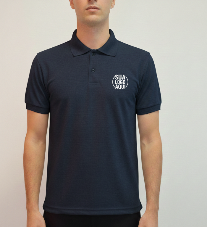 Camisa Polo Masculina Personalizada Bordada
