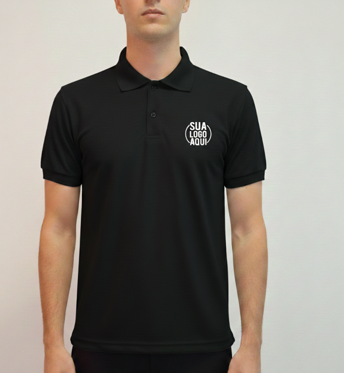 Camisa Polo Masculina Personalizada Bordada